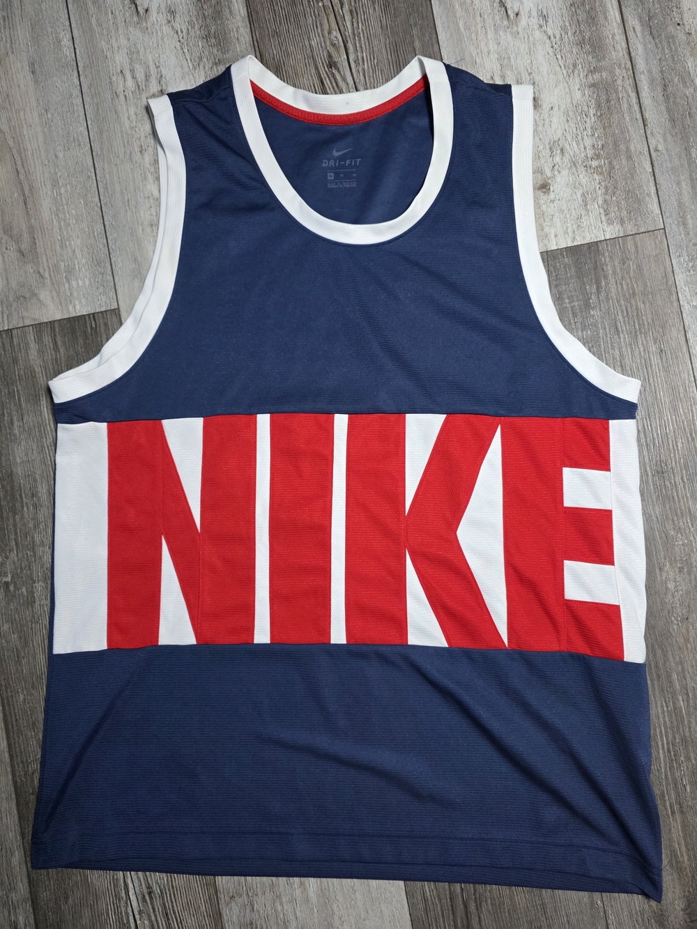Nike Men's Dri-FIT Starting 5 Big Logo Basketball Jersey Sz XL